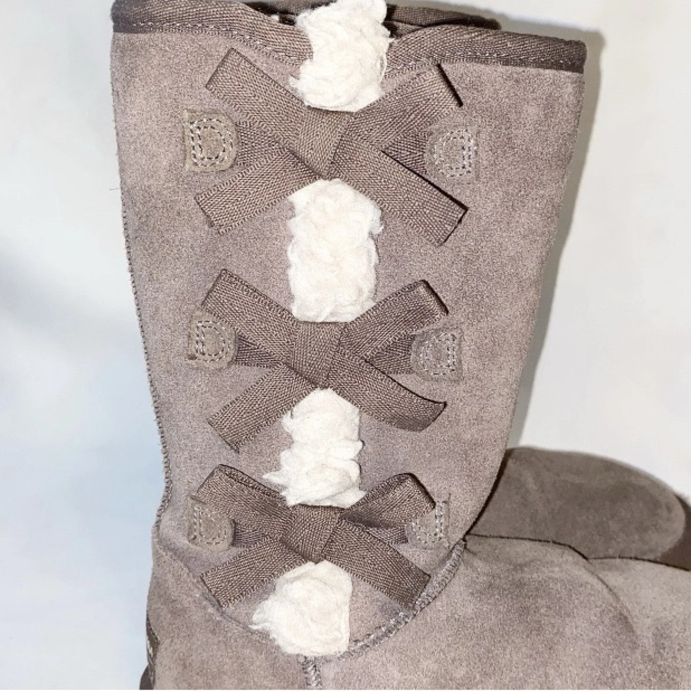 Kookaburra Victoria Tall Chestnut Fashion Women's Boots 6‎ Ugg Cozy Suede - Picture 13 of 15